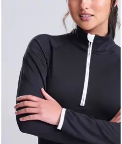 Felpa Cool donna con mezza zip AWDis Just Cool