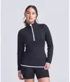 Felpa Cool donna con mezza zip AWDis Just Cool