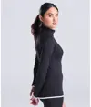 Felpa Cool donna con mezza zip AWDis Just Cool