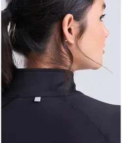 Felpa Cool donna con mezza zip AWDis Just Cool