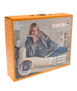Felpa coperta riscaldata stile eschimese Ribbon