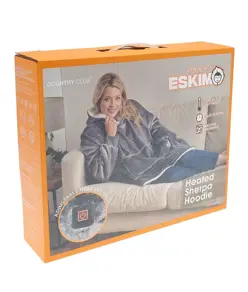Felpa coperta riscaldata stile eschimese Ribbon