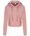 Felpa corta con cappuccio da donna JustHoods