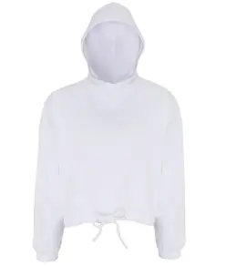 Felpa corta oversize con cappuccio donna TriDri® TriDri