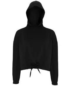 Felpa corta oversize con cappuccio donna TriDri® TriDri