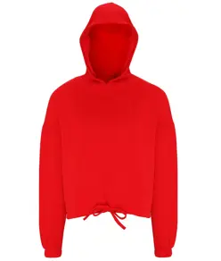 Felpa corta oversize con cappuccio donna TriDri® TriDri
