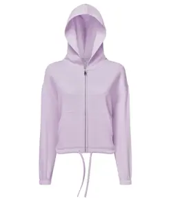 Felpa corta oversize full-zip riciclata TriDri® donna TriDri