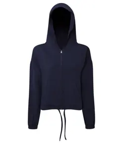 Felpa corta oversize full-zip riciclata TriDri® donna TriDri