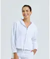 Felpa corta oversize full-zip riciclata TriDri® donna TriDri