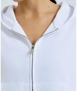 Felpa corta oversize full-zip riciclata TriDri® donna TriDri