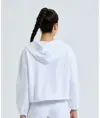 Felpa corta oversize full-zip riciclata TriDri® donna TriDri