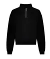 Felpa cropped donna con zip a ¼ JustHoods