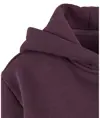 Felpa da donna in pile soffice con zip e cappuccio Build Your Brand
