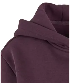 Felpa da donna in pile soffice con zip e cappuccio Build Your Brand