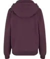 Felpa da donna in pile soffice con zip e cappuccio Build Your Brand