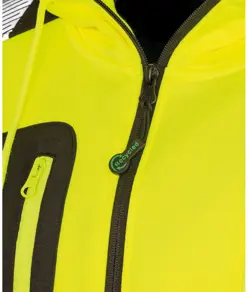 Felpa di sicurezza robusta con zip riciclata Result Recycled