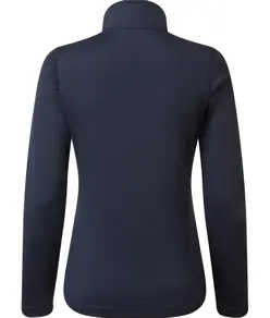 Felpa donna con zip intera riciclata tinto in pasta Premier