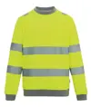 Felpa girocollo alta visibilità Pro a contrasto Regatta High Visibility
