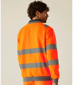 Felpa girocollo alta visibilità Pro a contrasto Regatta High Visibility