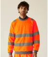 Felpa girocollo alta visibilità Pro a contrasto Regatta High Visibility