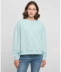 Felpa girocollo oversize donna Build Your Brand