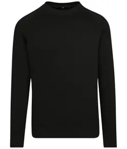 Felpa girocollo raglan Build Your Brand