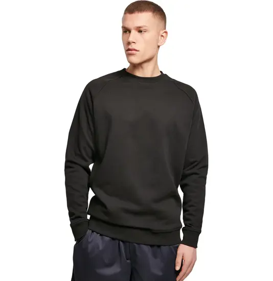 Felpa girocollo raglan Build Your Brand