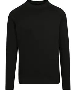 Felpa girocollo raglan Build Your Brand