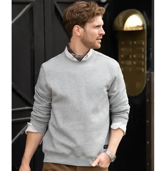 Felpa girocollo unisex Trenton Nimbus