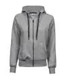 Felpa moda con cappuccio e zip intera donna (5436) Tee Jays