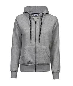 Felpa moda con cappuccio e zip intera donna (5436) Tee Jays