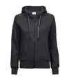 Felpa moda con cappuccio e zip intera donna (5436) Tee Jays
