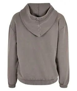 Felpa oversize con cappuccio effetto candeggiato donna Build Your Brand