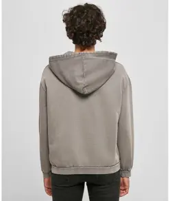 Felpa oversize con cappuccio effetto candeggiato donna Build Your Brand