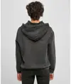 Felpa oversize con cappuccio effetto candeggiato donna Build Your Brand