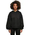 Felpa oversize con cappuccio in cotone biologico donna Build Your Brand