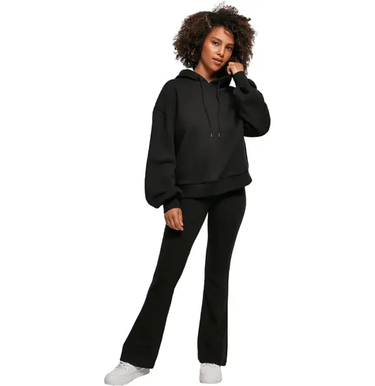 Felpa oversize con cappuccio in cotone biologico donna Build Your Brand