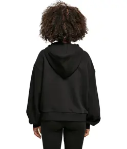Felpa oversize con cappuccio in cotone biologico donna Build Your Brand
