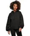 Felpa oversize con cappuccio in cotone biologico donna Build Your Brand