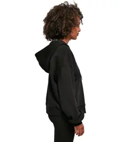 Felpa oversize con cappuccio in cotone biologico donna Build Your Brand