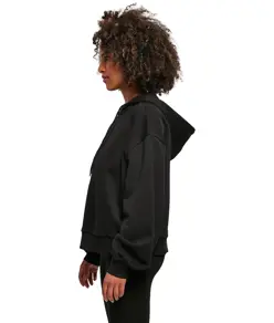 Felpa oversize con cappuccio in cotone biologico donna Build Your Brand