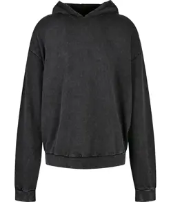 Felpa oversize con cappuccio lavaggio acido Build Your Brand