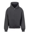Felpa pesante con cappuccio e zip intera Signature JustHoods