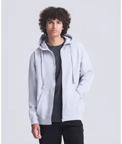 Felpa pesante con zip e cappuccio JustHoods