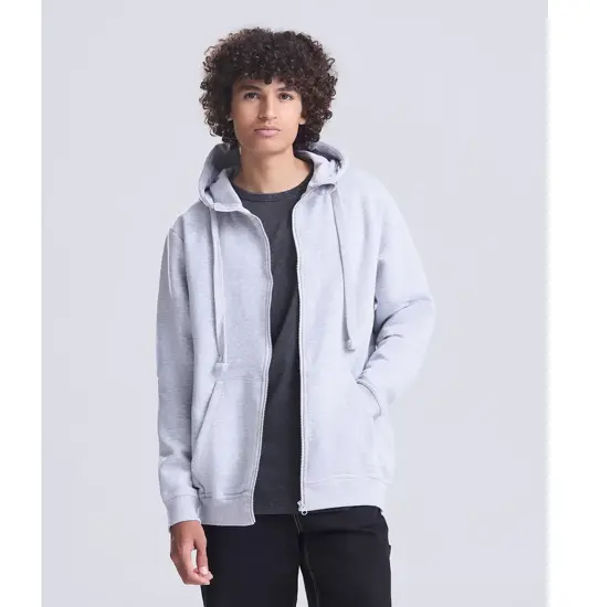Felpa pesante con zip e cappuccio JustHoods