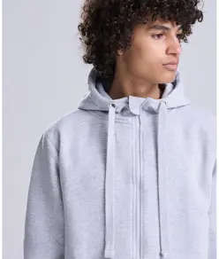 Felpa pesante con zip e cappuccio JustHoods