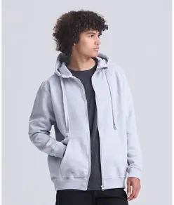 Felpa pesante con zip e cappuccio JustHoods