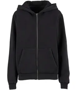 Felpa pesante vintage con zip e cappuccio donna Build Your Brand