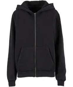 Felpa pesante vintage con zip e cappuccio donna Build Your Brand
