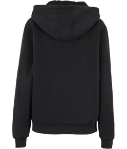 Felpa pesante vintage con zip e cappuccio donna Build Your Brand